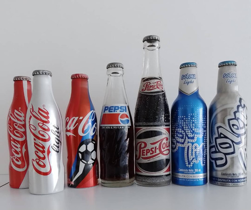 Botellas De Colección Coca Cola - Pepsi - Solera