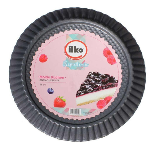 Imagen 1 de 8 de Molde Design Pie Tarta 28 Cm. Non Stick Ilko