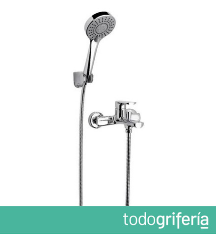Grifería De Bañera Exterior Con Ducha Manual Fv Aromo Cromo