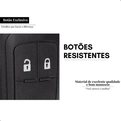 Capa Chave Canivete Gm Onix Spin S10 2013 2014 2015 2016 17