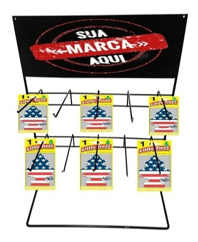 Display Balcao  10 Ganchos Cor Preto Expositores Sorocaba