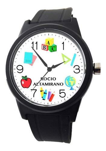 Reloj  Maestra Contra Agua, Personalizado C/nombre + Envío