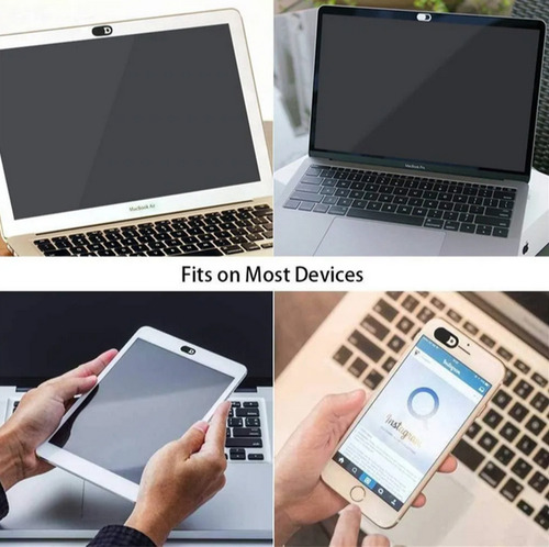 5 Protectores Deslizantes Adhesivos Camara Web Anti Espia
