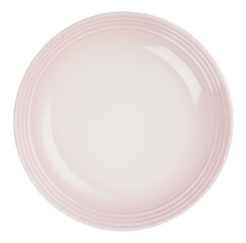 Prato Fundo De Cerâmica 22 Cm Shell Pink Le Creuset