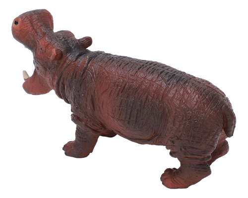Figura Modelo Hipopótamo De Simulación De Plástico Vivo Real