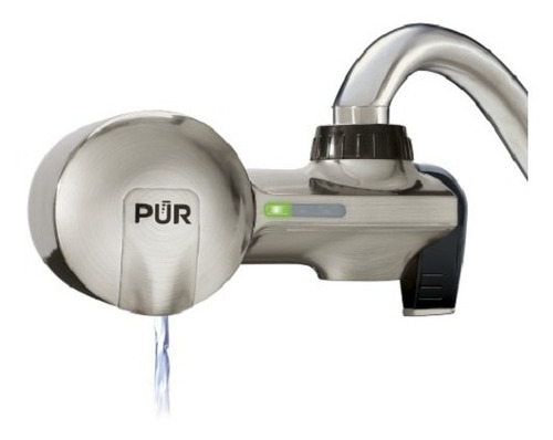 Llave Filtro De Agua Pur Advanced Color Plateado Mate-