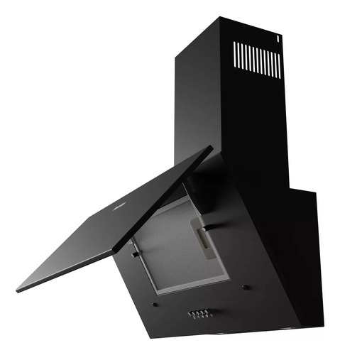 Campana Kutchen Pared Kcp63760 Inclinada 60cm Negra Mate Color Negro