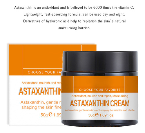 La Crema De Astaxantina O Suaviza La Piel, La Crema Facial Y
