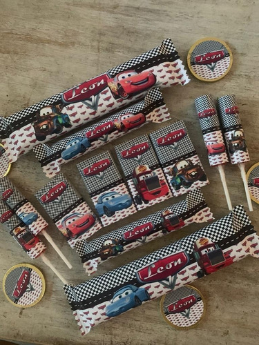 Candy Bar Cars Autos Golosinas Para 10 Invitados