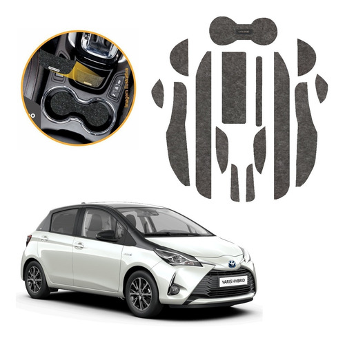 Jogo De Tapetes Kit Forro Yaris 2019