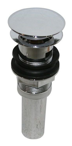 Imagen 2 de 8 de Desagüe P/ Lavamanos Tipo Clicker Modelo Hongo, C/rebose Pc