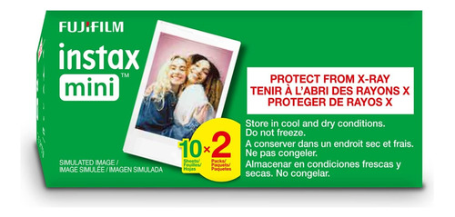 Pelicula Instantanea Fujifilm Instax Mini Film 10pz 2 Pack