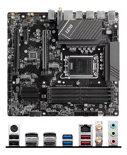 Placa Madre Msi Pro B760m-a Wifi, Ddr5 Chipset B760 Lga1700