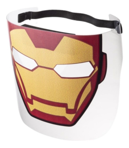 Mascara Protector Facial Infantil Niños Iron Man Byp