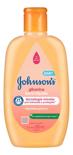 Baño Líquido De La Cabeza A Los Pies Johnson's® Baby 200 Ml