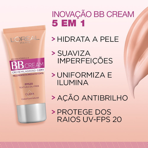Imagem 3 de 8 de Base Bb Cream Dermo Expertise Média 30ml Fps20 L'oréal Paris