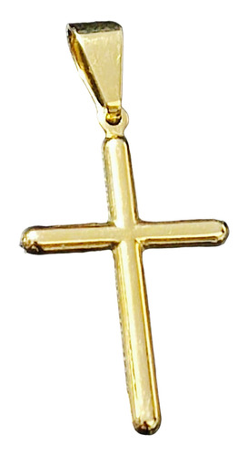 Pingente Crucifixo Ouro Banhado Feminino Infantil Delicado