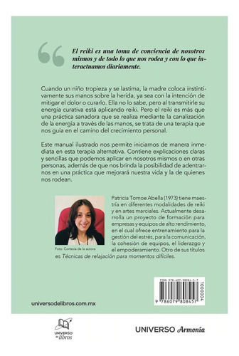 Reiki. El Poder De La Energia, De Tomoe Abella, Patricia. Editorial Universo De Libros En Español