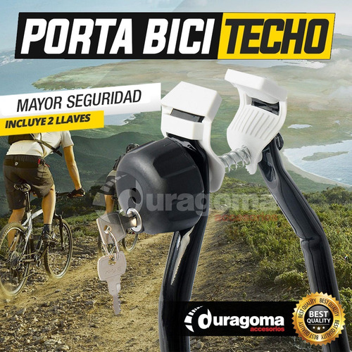 Porta Bicicleta De Techo Antirrobo Reforzado Premium Airway