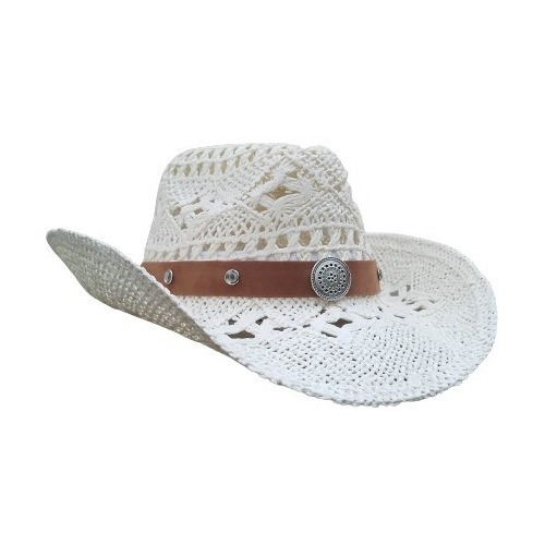 Sombrero Calado Cowboy Country Verano Beige