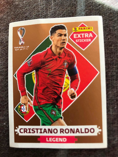 Carta Cristiano Ronaldo Qatar 2022 Bronce Legend