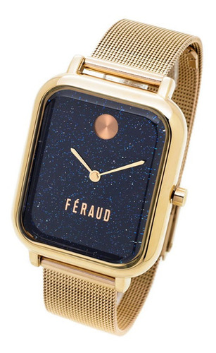 Reloj Feraud Mujer F5524 - Glitter Wr30 Acero Malla Tejida