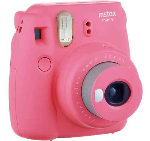 Câmera Instantânea Instax Mini 9 C/ 6 Filtros - Rosa Flaming