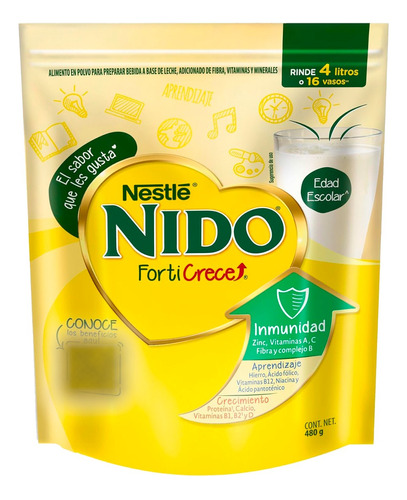 Leche Nido Forticrece 480 G