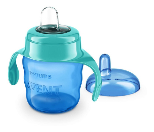 Vaso Avent Philips Easy Sip 200ml Nene 6m+ Boquilla Silicona