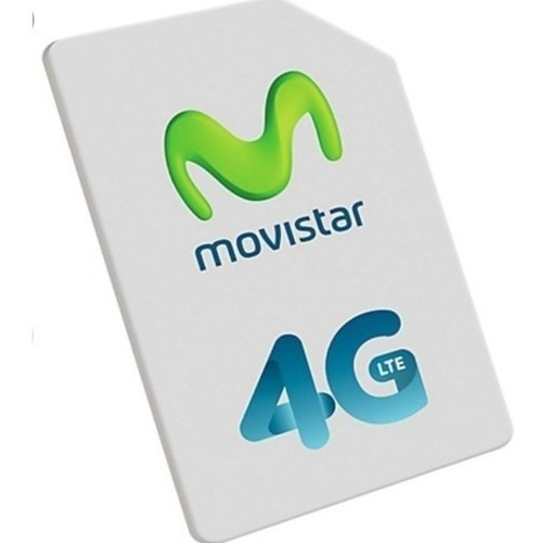 Chip Sim Movistar - Prepago - 3 En 1 - 4g - Con Crédito