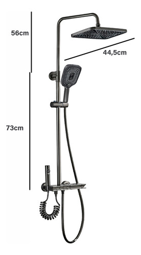 Columna Ducha Monomando Telefono Bidet Con Sensor Botones