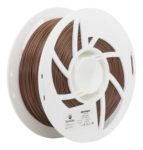 Imagem 2 de 5 de Filamento Pla Boutique - Chocolate - Dynalabs - 1.75mm - 1kg