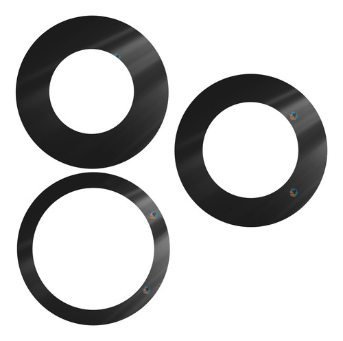 Kit 3un Lente Câmera Vidro Traseiro Para iPhone 13 Pro Max