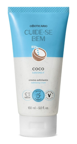  Creme Corporal Esfoliante De Coco Cuide-se Bem O Boticário