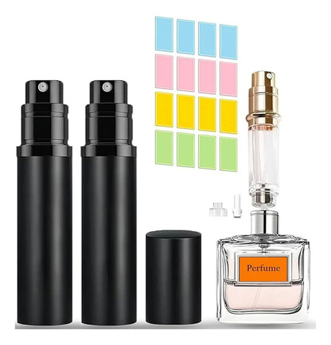 KOPIRA 2pzs Recargable Portátil Dispensador Viajar Mini Perfume Botella Kit De Mini Atomizador De Perfume Recargables Portátil Mini Atomizador Recargable Perfume Capsular Frasco Viajar