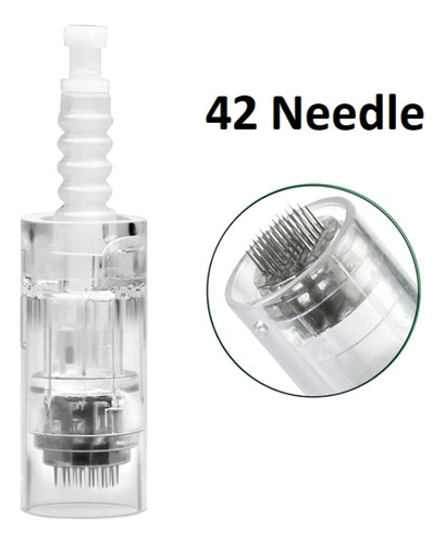 10 Cartuchos Aguja Dermapen Microagujas Dr Pen 42 Needle