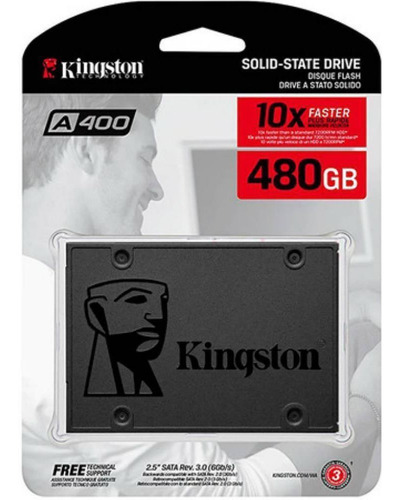 Kingston Ssd 480gb Sata 2.5 Sa400s37/480g Tranza