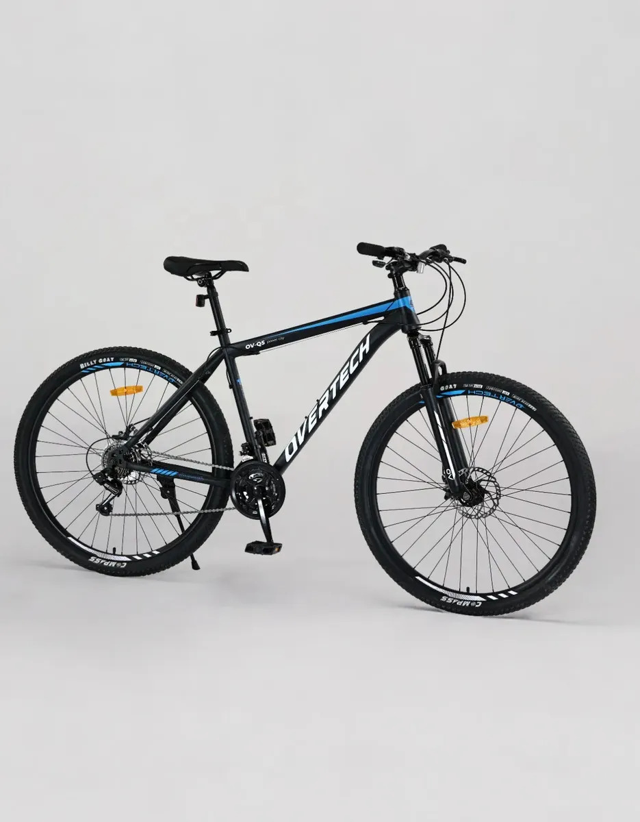 Bicicleta Mtb Overtech R29 Q5 21v Freno A Disco Shimano 12x Color Negro/Azul/Blanco Tamaño del cuadro M