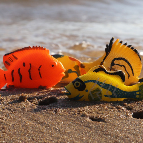 Juguetes De Silicona Para Decorar Peces Falsos