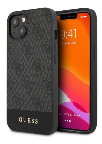 Case Guess Gris 4g Collection Pu - iPhone 13 