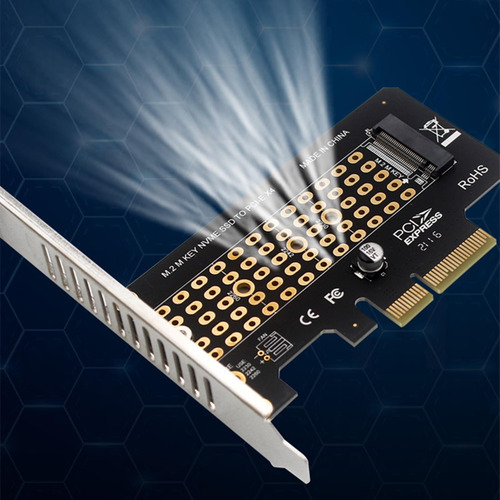 Adaptador Suckoo Pcie 4x A Nvme M-key M.2 Pcie 4.0 3.0 Ssd
