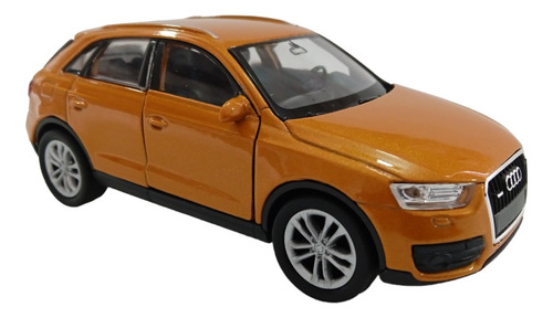 Audi Q3 Suv. Escala 1/34 Welly. 11,5cms. Naranja.