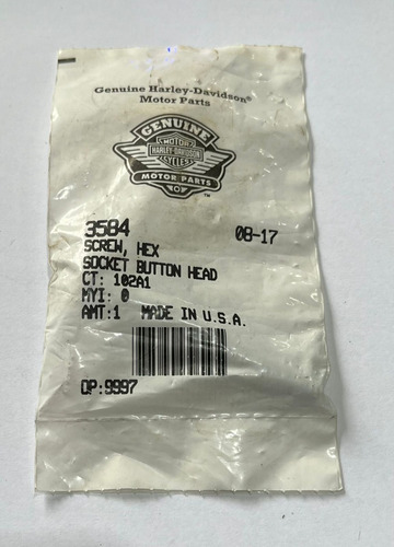 Parafuso Cabeça Botão Soquete Cod. 3584 - Hd- Pacote 1 Und. (Usado)
