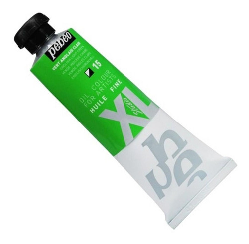 Tubo de pintura a óleo Pebeo Studio Xl 37ml, cores diferentes, cor de óleo: 0-15, verde inglês claro