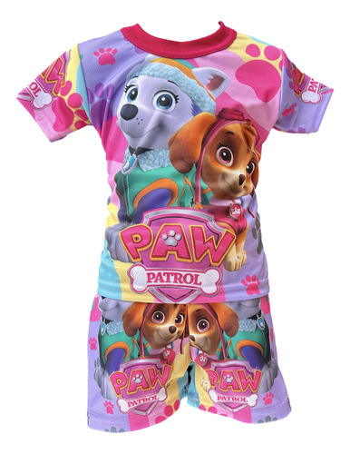 Conjunto Infantil Short Y Playera Personajes Divertidos Moda
