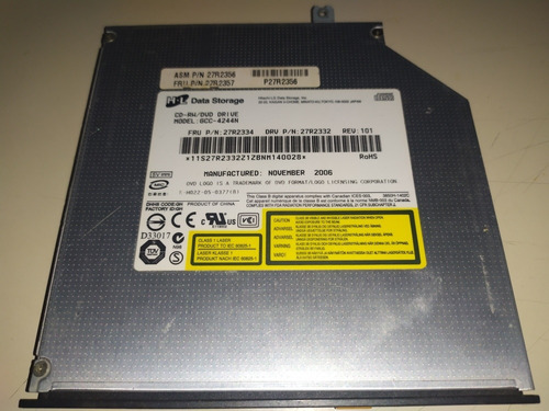Dvd Cdrw Ide Para Laptop Modelo Gcc-4244n De Lenovo