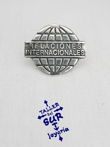 Pin De Profesión En Plata 925 Relaciones Internacionales 