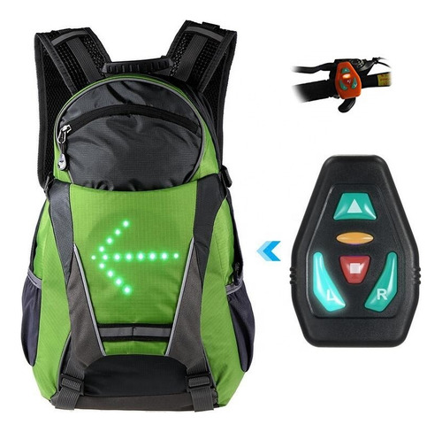 Maleta Morral Ciclismo Luces Bicicleta Luz Led Direccionales