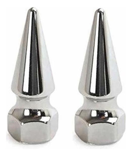 Chrome Pike Nuts (pair) Fit 5-16  -18 Unc Imperial 