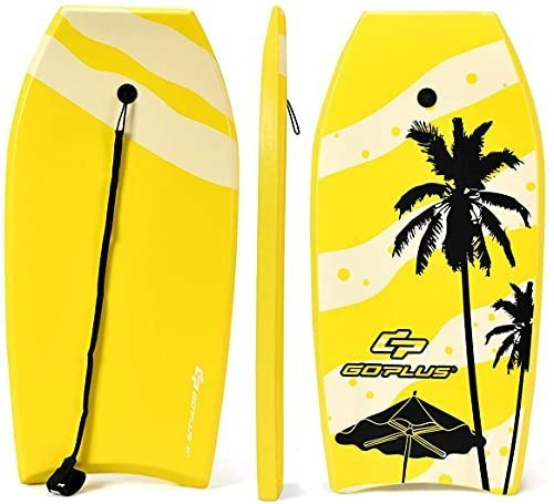 Goplus Body Board, Bodyboard Ligero Con Núcleo Eps, Cubierta